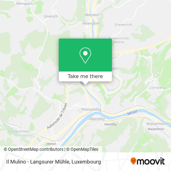 Il Mulino - Langsurer Mühle map