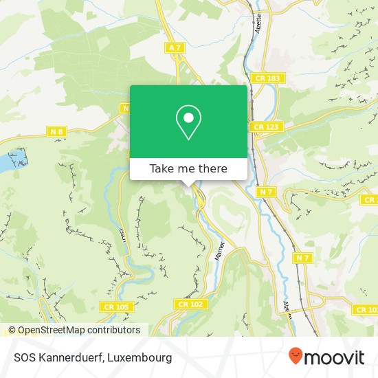 SOS Kannerduerf map