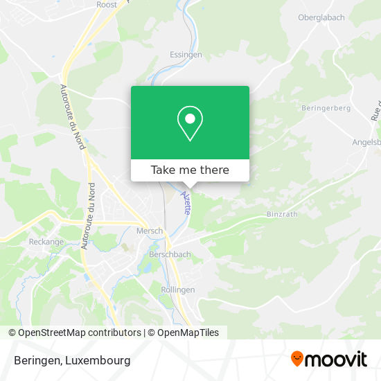 Beringen map