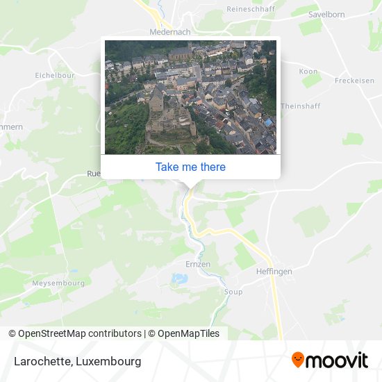 Larochette map