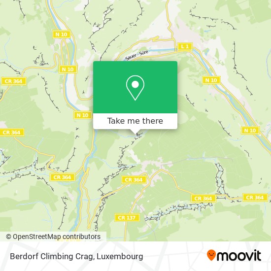 Berdorf Climbing Crag map