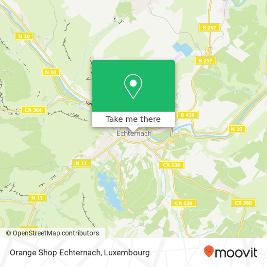 Orange Shop Echternach Karte