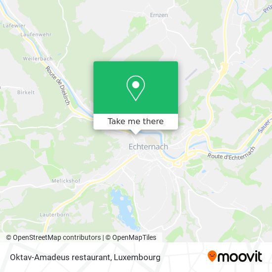 Oktav-Amadeus restaurant map