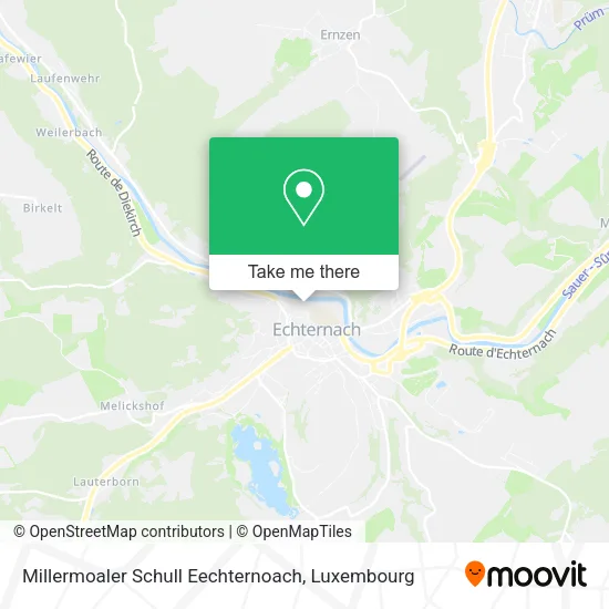 Millermoaler Schull Eechternoach map