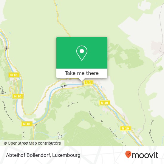 Abteihof Bollendorf map