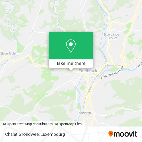 Chalet Grondwee map
