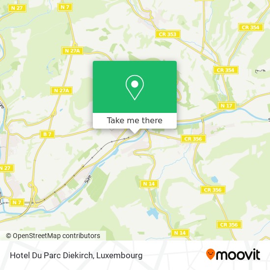 Hotel Du Parc Diekirch Karte