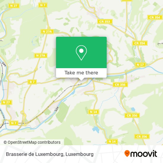 Brasserie de Luxembourg Karte