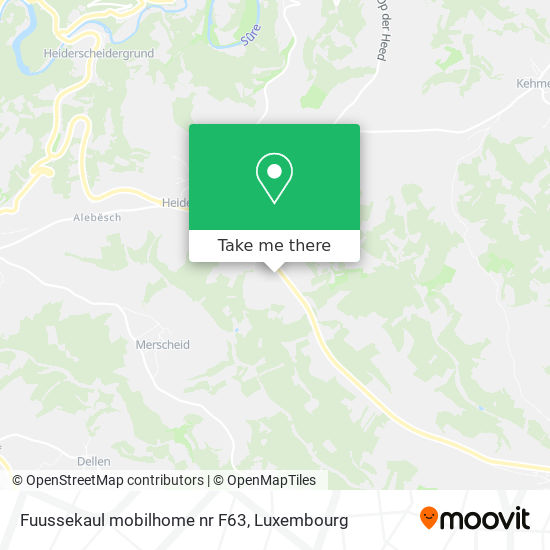 Fuussekaul mobilhome nr F63 map