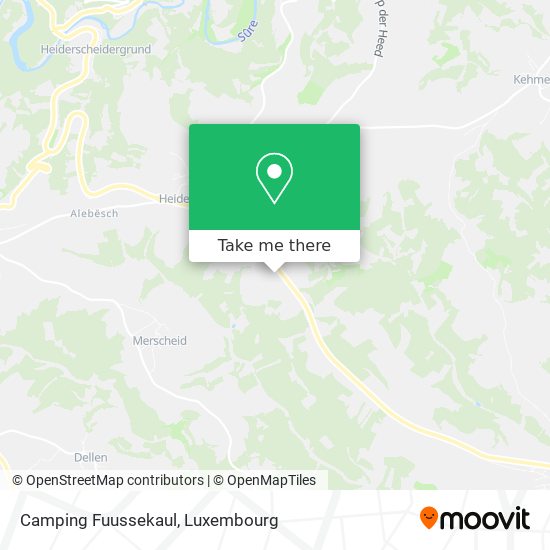 Camping Fuussekaul Karte