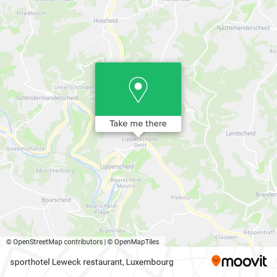 sporthotel Leweck restaurant map