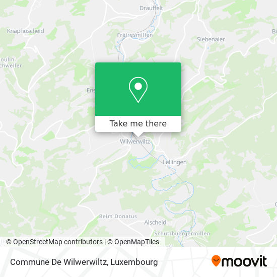 Commune De Wilwerwiltz map