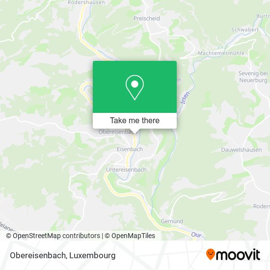 Obereisenbach map