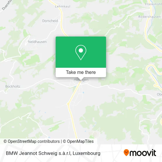 BMW Jeannot Schweig s.à.r.l Karte