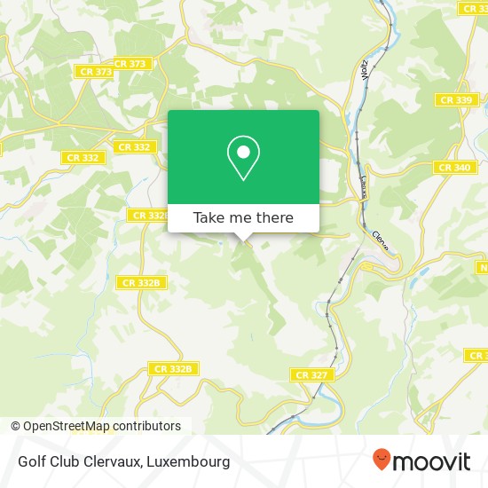 Golf Club Clervaux map