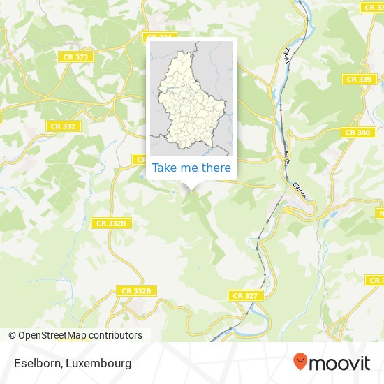 Eselborn map