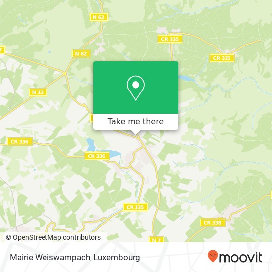 Mairie Weiswampach map