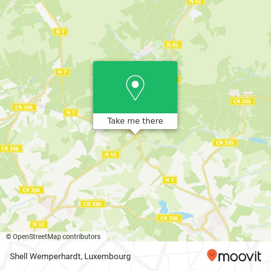 Shell Wemperhardt map