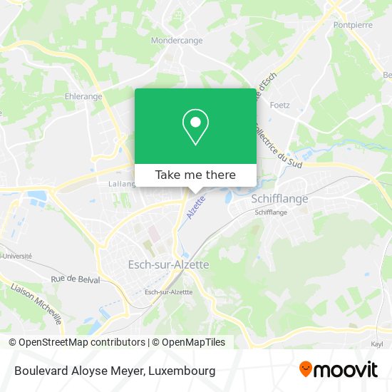 Boulevard Aloyse Meyer map