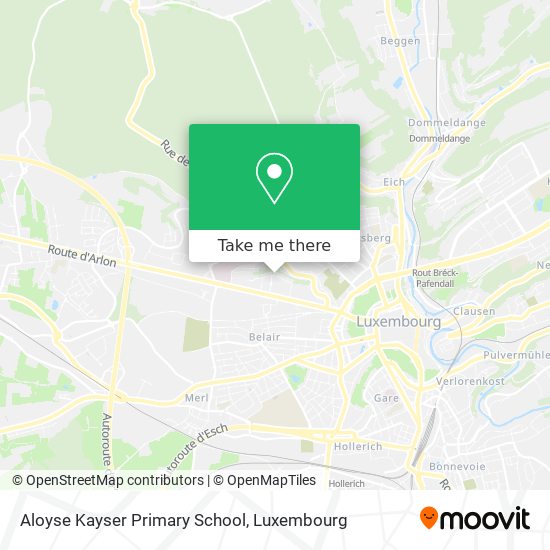 Aloyse Kayser Primary School Karte