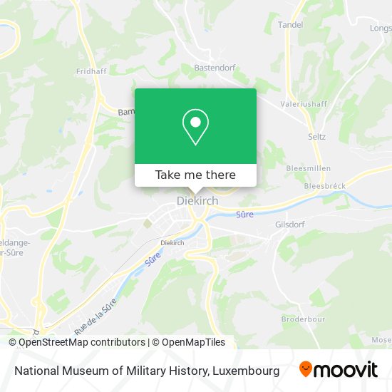 National Museum of Military History map