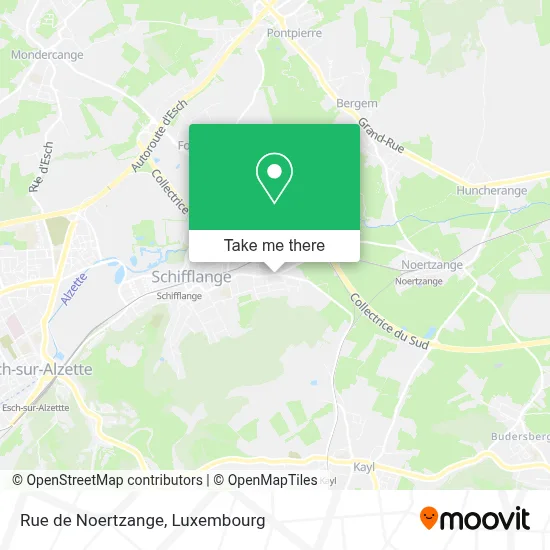 Rue de Noertzange map