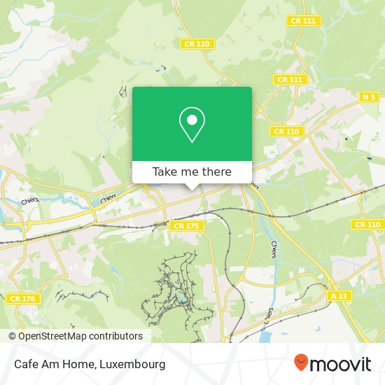 Cafe Am Home map