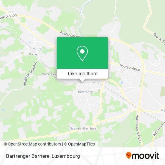 Bartrenger Barriere map