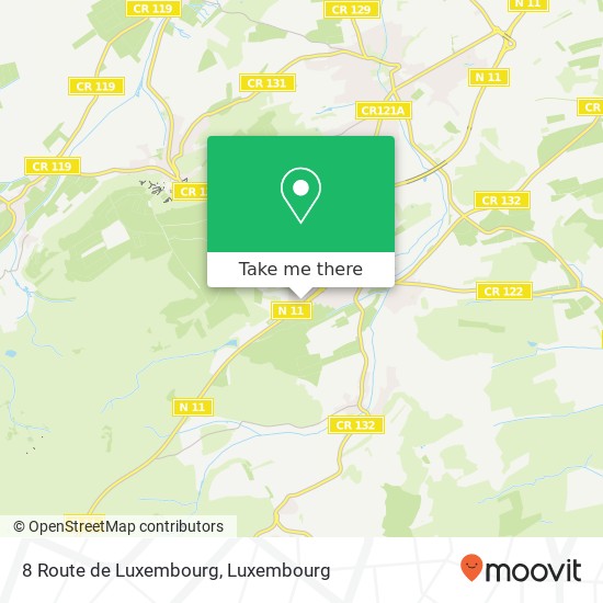 8 Route de Luxembourg map
