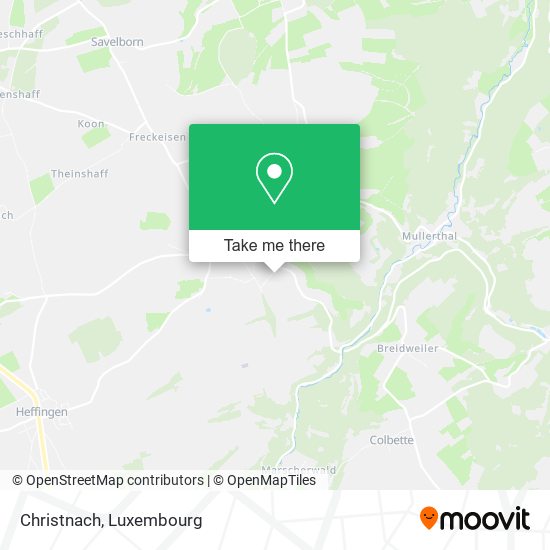 Christnach map
