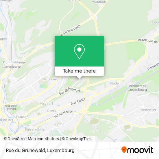 Rue du Grünewald map