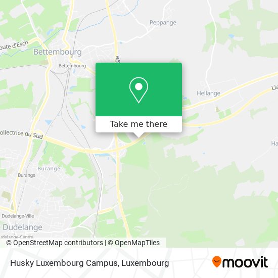 Husky Luxembourg Campus map