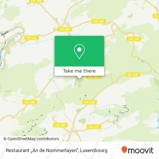 Restaurant „An de Nommerlayen“ map