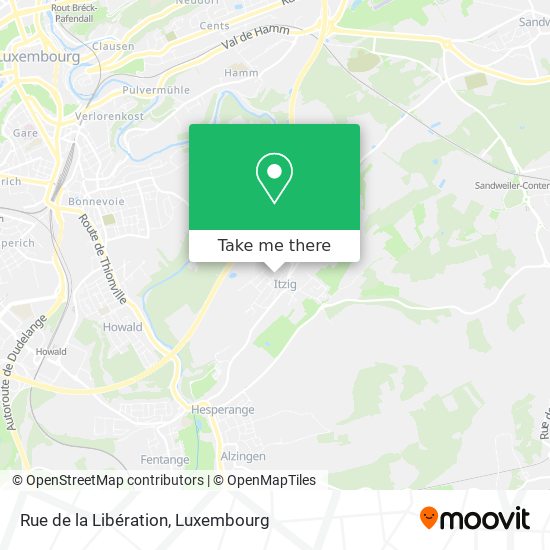 Rue de la Libération map