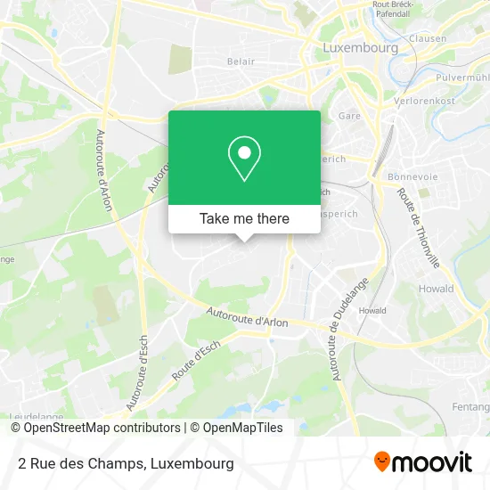 2 Rue des Champs map