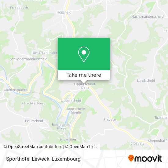Sporthotel Leweck map