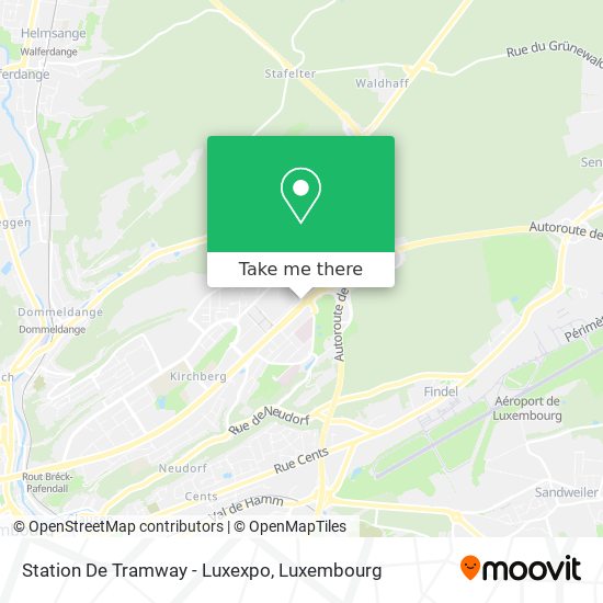 Station De Tramway - Luxexpo map