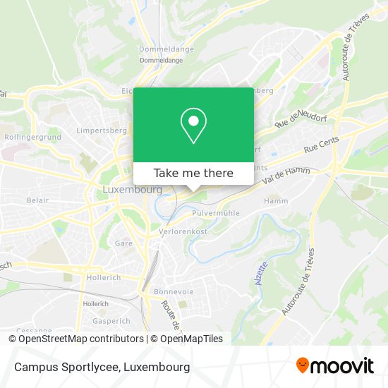 Campus Sportlycee Karte