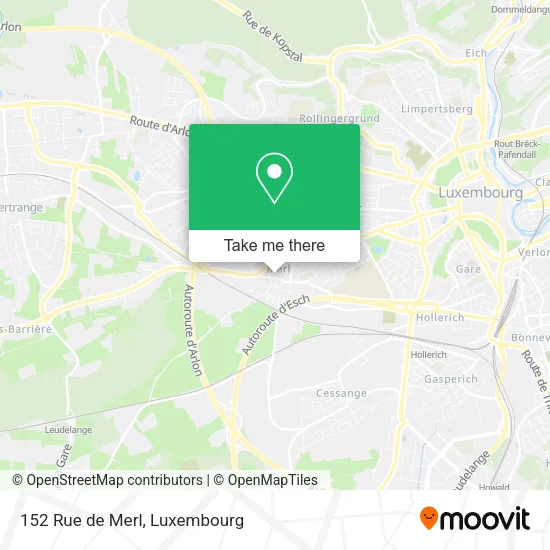 152 Rue de Merl map
