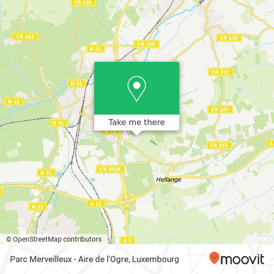 Parc Merveilleux - Aire de l'Ogre map