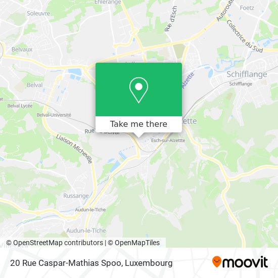 20 Rue Caspar-Mathias Spoo map