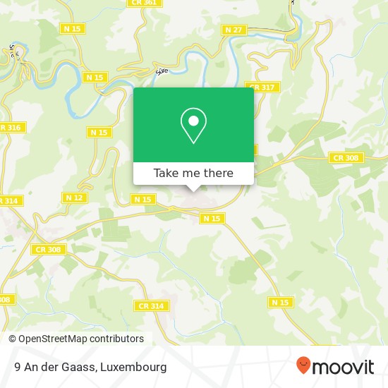 9 An der Gaass map