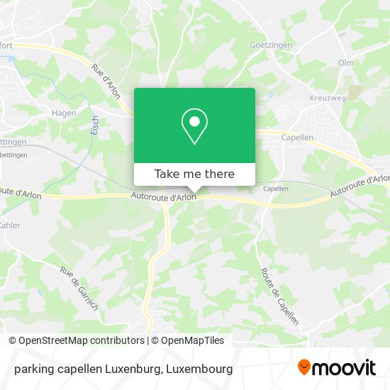parking capellen Luxenburg map