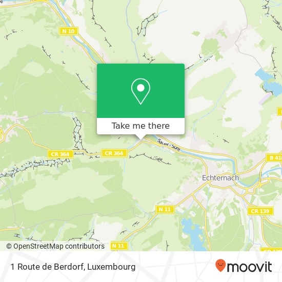 1 Route de Berdorf Karte