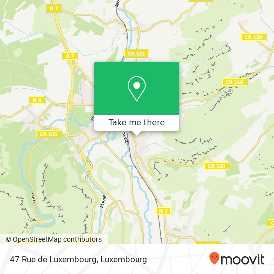 47 Rue de Luxembourg map