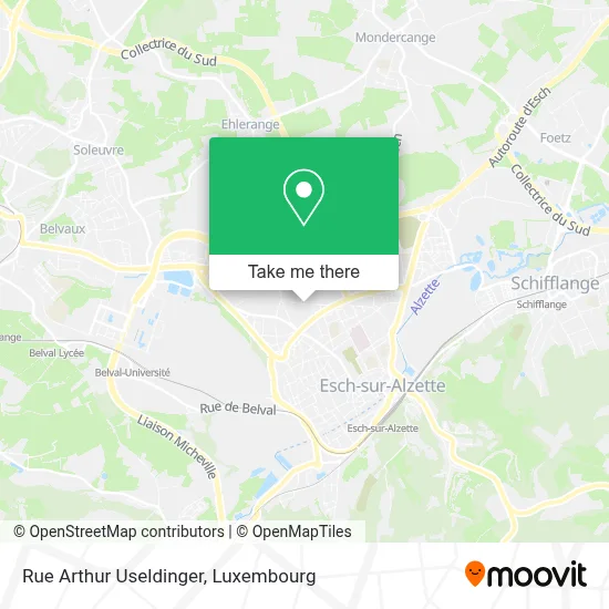 Rue Arthur Useldinger map