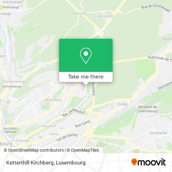 Ketterthill Kirchberg map