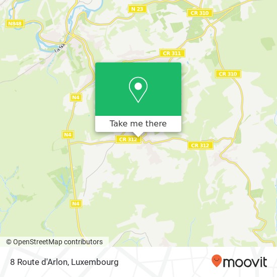 8 Route d'Arlon map
