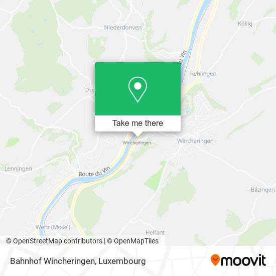 Bahnhof Wincheringen map
