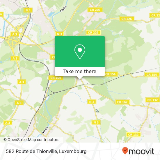 582 Route de Thionville map
